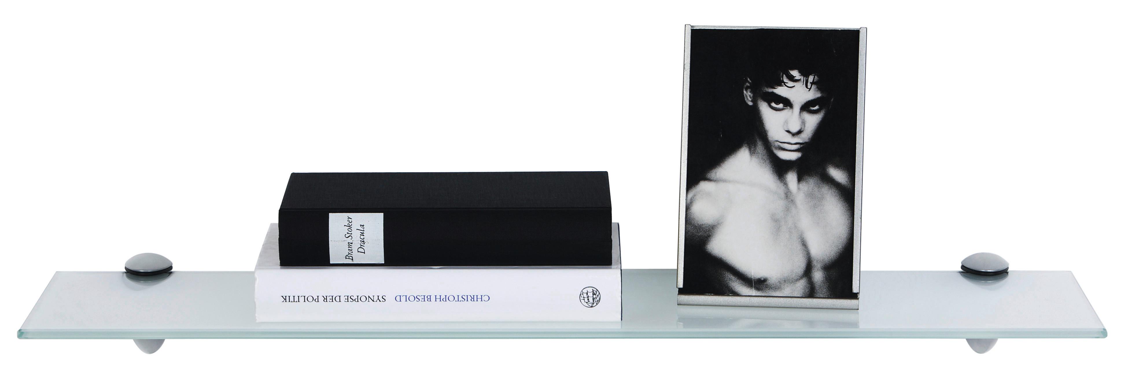 Glasablage Rocco B:60cm Sicherheitsglas, Transparent - Klar, MODERN, Glas/Metall (60/0,6/15cm) - Homezone