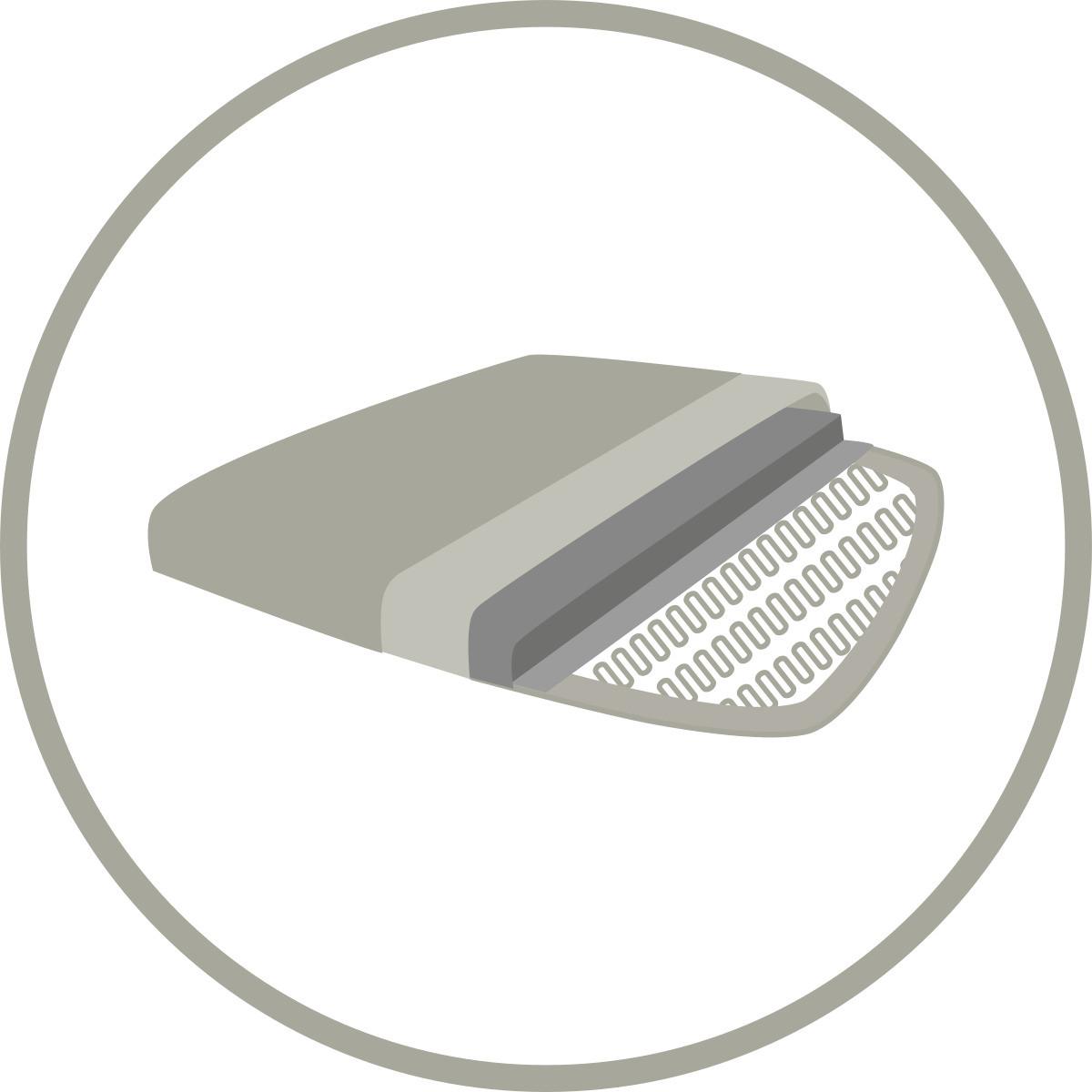 Boxspringová pohovka SOFI, krémová, tmavozelená - čierna/krémová, Modern, textil (294/93/152cm) - Premium Living