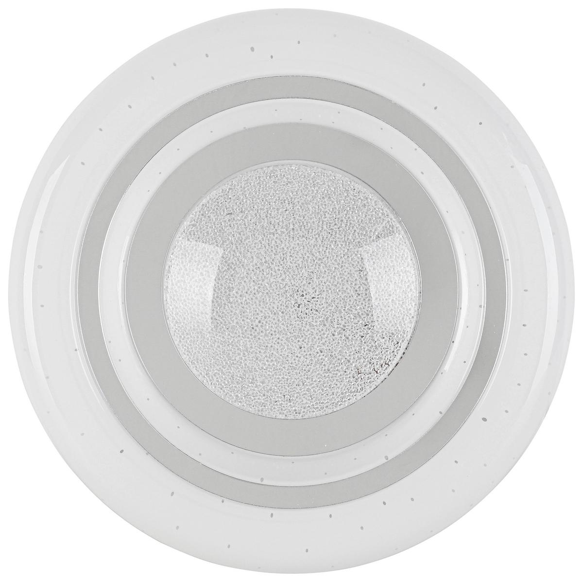 STROPNÉ LED SVIETIDLO ALI - biela/chrómová, Modern, kov/plast (26/26/5,5cm) - Mömax