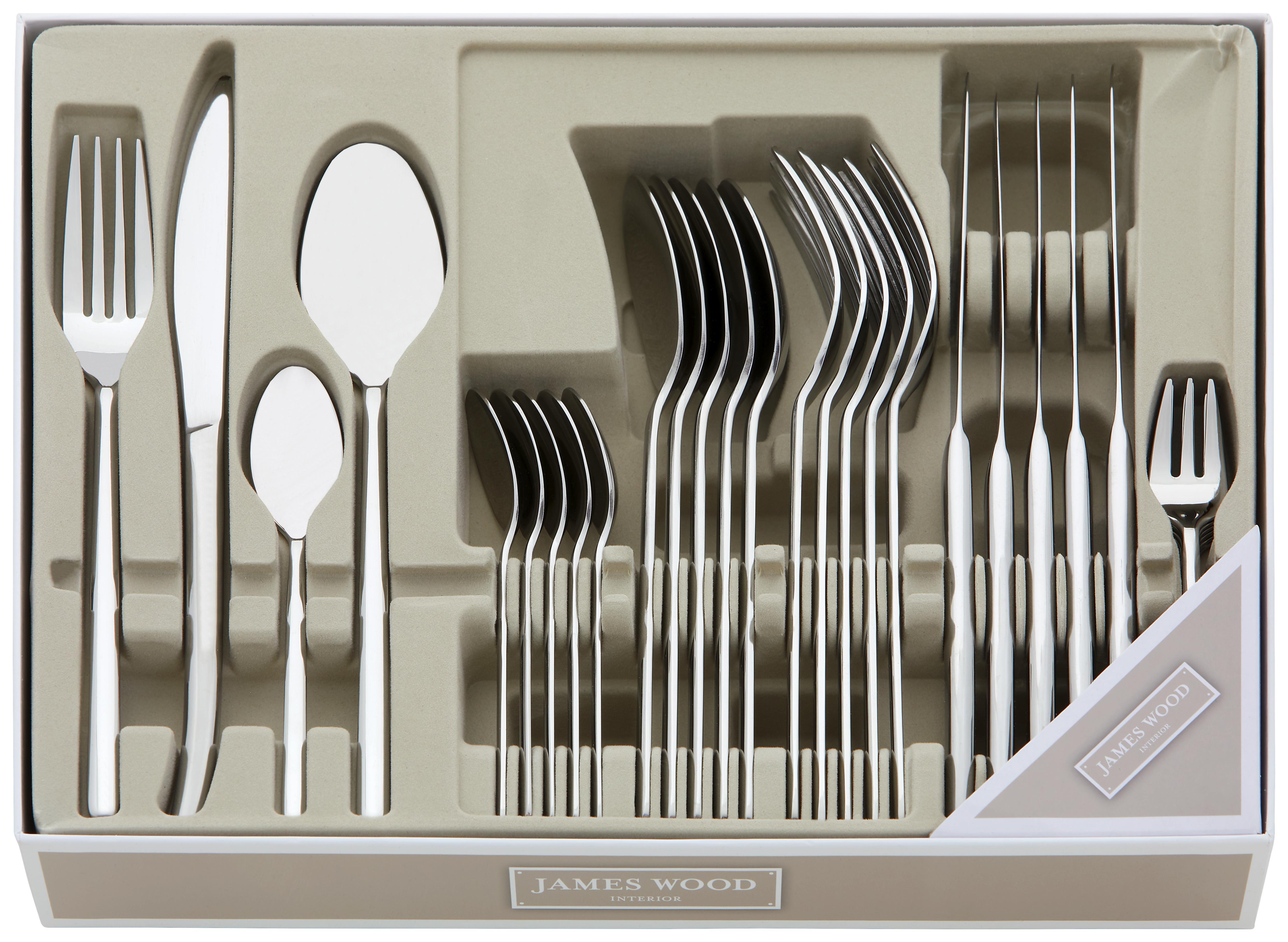 Evőeszköz Készlet Greta - Nemesacél, konvencionális, Fém - James Wood