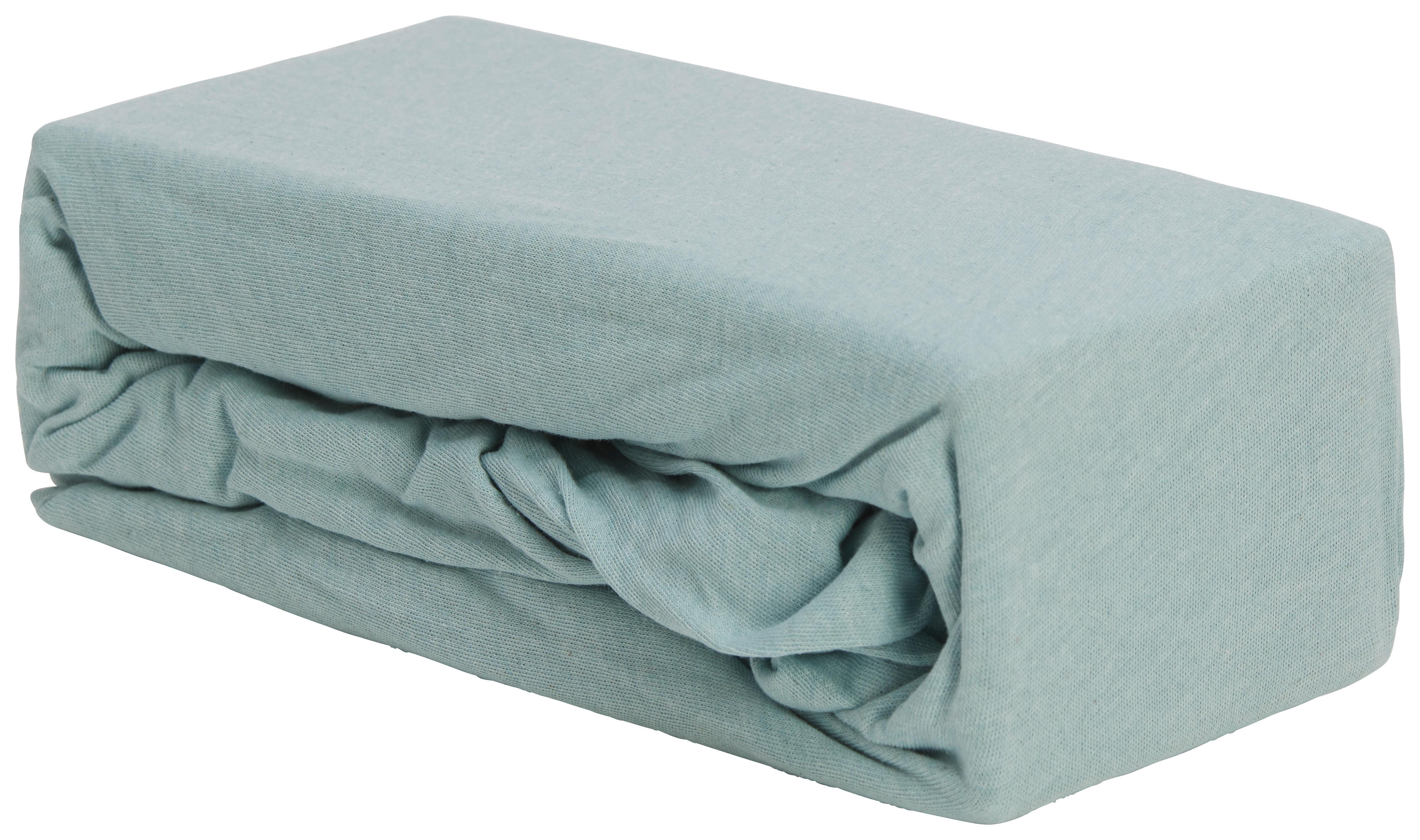 NAPÍNACIA PLACHTA Leo, 180/200/25cm - jadeitovozelená/biela, textil (180/200cm) - Modern Living