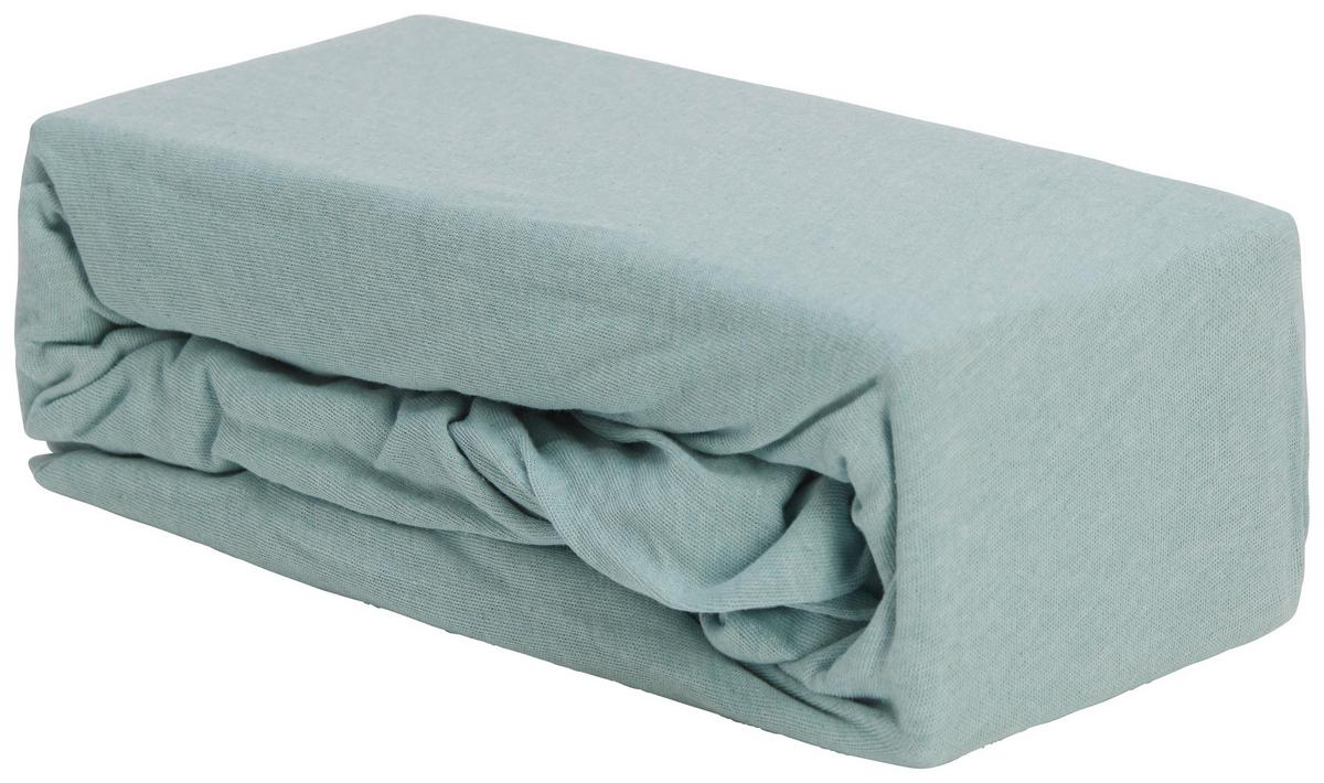 NAPÍNACIA PLACHTA Leo, 180/200/25cm - jadeitovozelená/biela, textil (180/200cm) - Modern Living