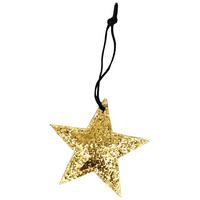 ZÁVESNÁ DEKORÁCIA HAPPY - zlatá, Konventionell, textil (9/9cm) - Mömax