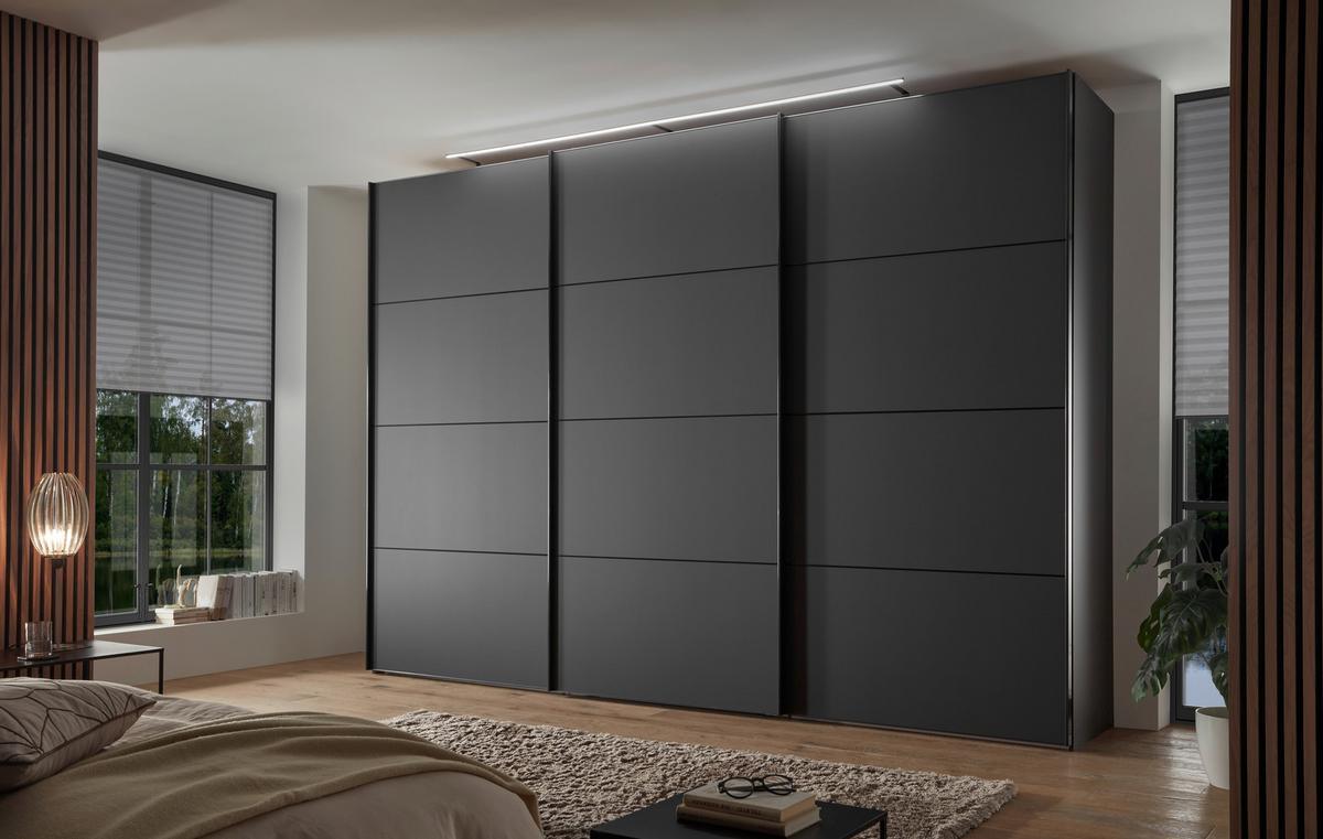Schwebetürenschrank Mit Laden 167 Cm Includo, Weiß - Weiß, MODERN (167/222/68cm) - MID.YOU