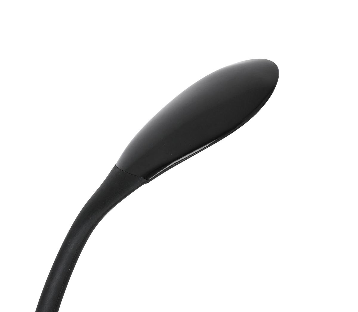 LED LAMPA NA PÍSACÍ STÔL NIHAT1 - priehľadné/čierna, Modern, kov/plast (max 30/13,5/max 53cm) - Mömax