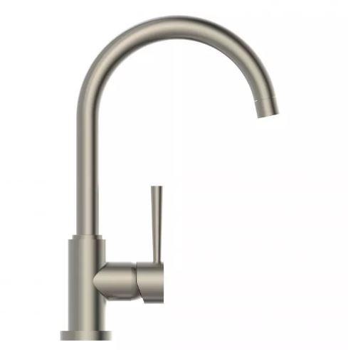 Küchenarmatur Cornwall Edelstahl Schwenkbar Hochdruck - Edelstahlfarben, Kunststoff/Metall (6,0/34,0/22,0cm)