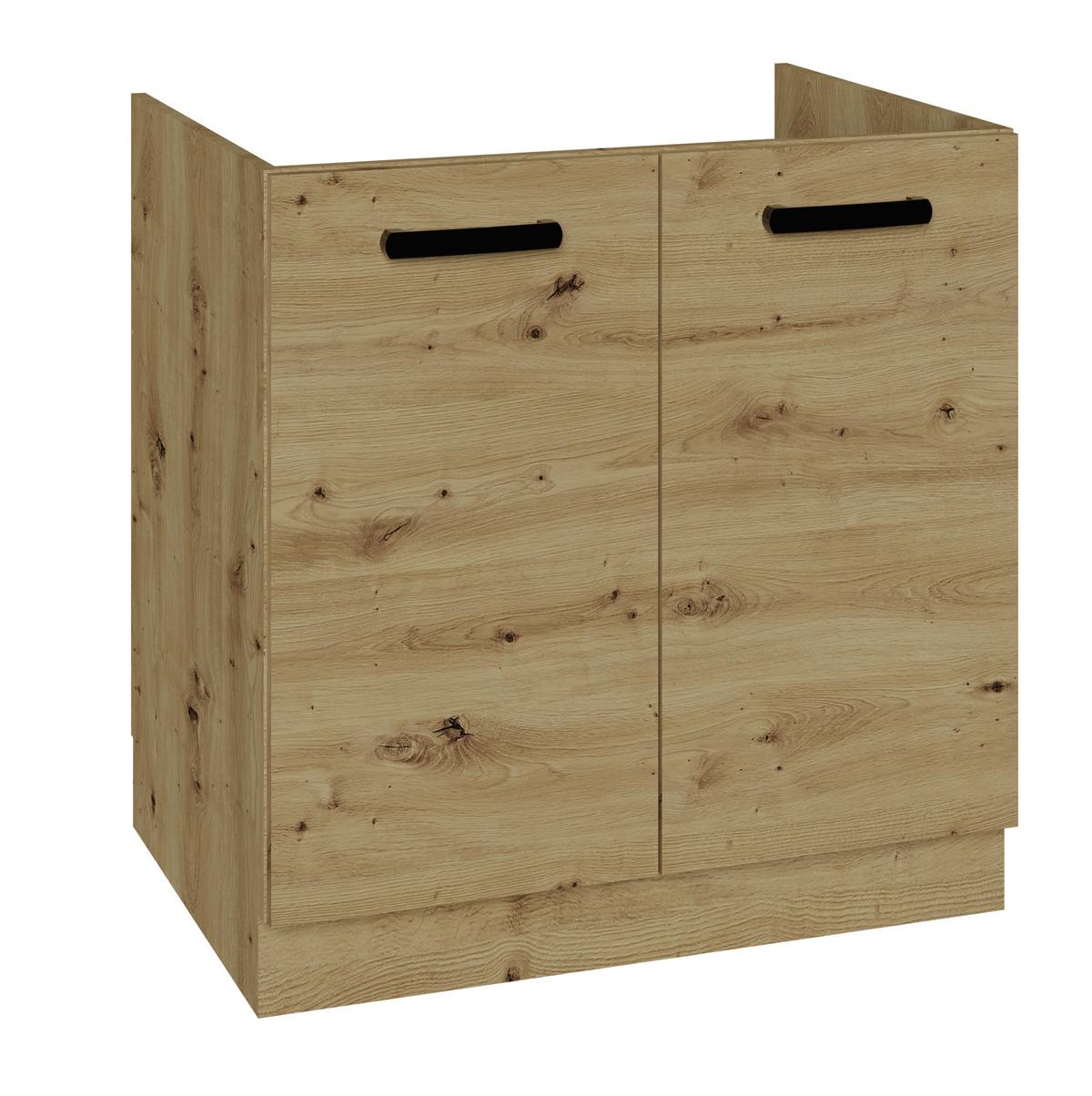 Mosogató-alsószekrény Sabine 80 - Artisan tölgy, Modern (80/82cm) - Best Price