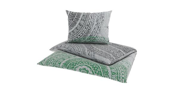 Bettwäsche Java - Grau/Grün, ROMANTIK / LANDHAUS, Textil - James Wood