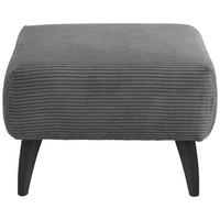 Hocker Colori Grau B: 66 cm - Schwarz/Grau, MODERN, Holz/Textil (66/44/66cm) - MID.YOU