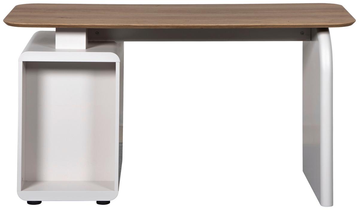 Schreibtisch Elora Eichefarben/Kaschmir L: 140 cm - Kaschmir/Eichefarben, MODERN, Holzwerkstoff (140/60/75cm) - MID.YOU