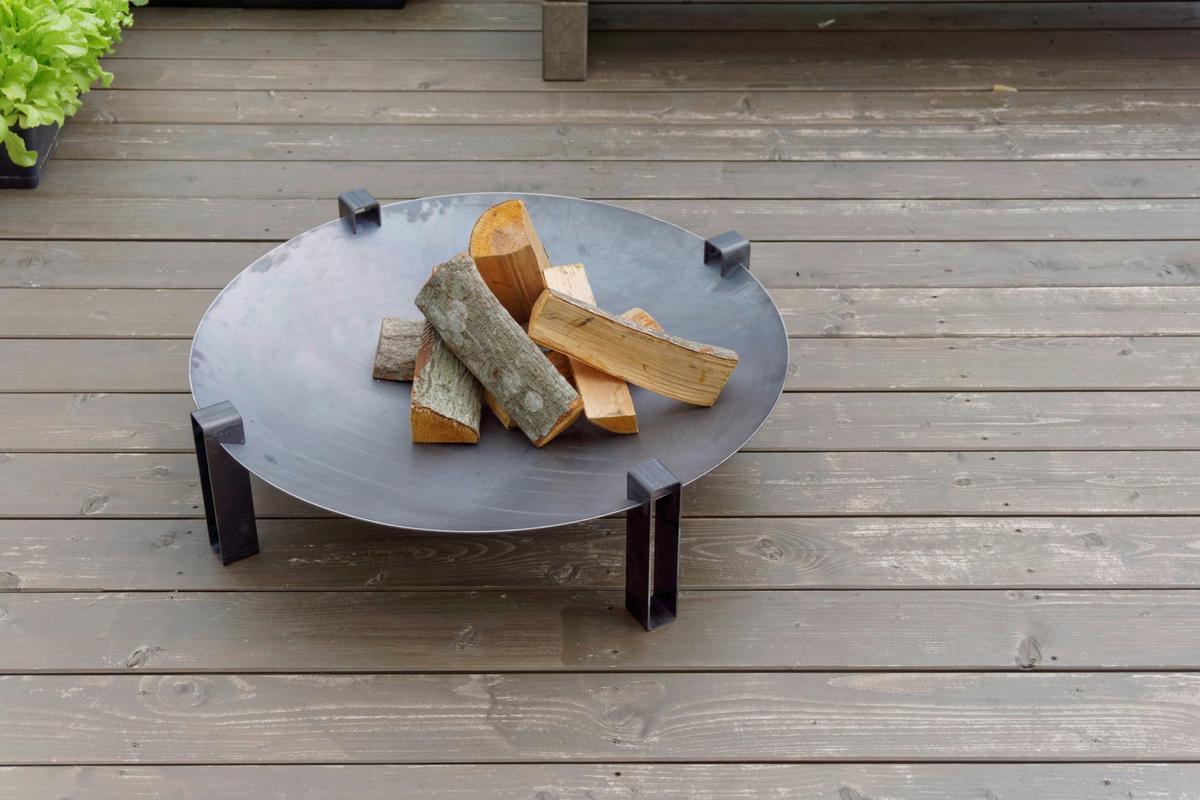 Feuerschale Space M - Rostfarben, Basics, Metall (58/58/20cm)