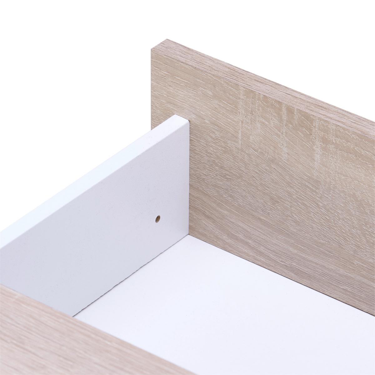 Schubladenbox Basic Sonoma Eiche Dekor 2 Laden - Sonoma Eiche, KONVENTIONELL, Holzwerkstoff (74/35/51,5cm)