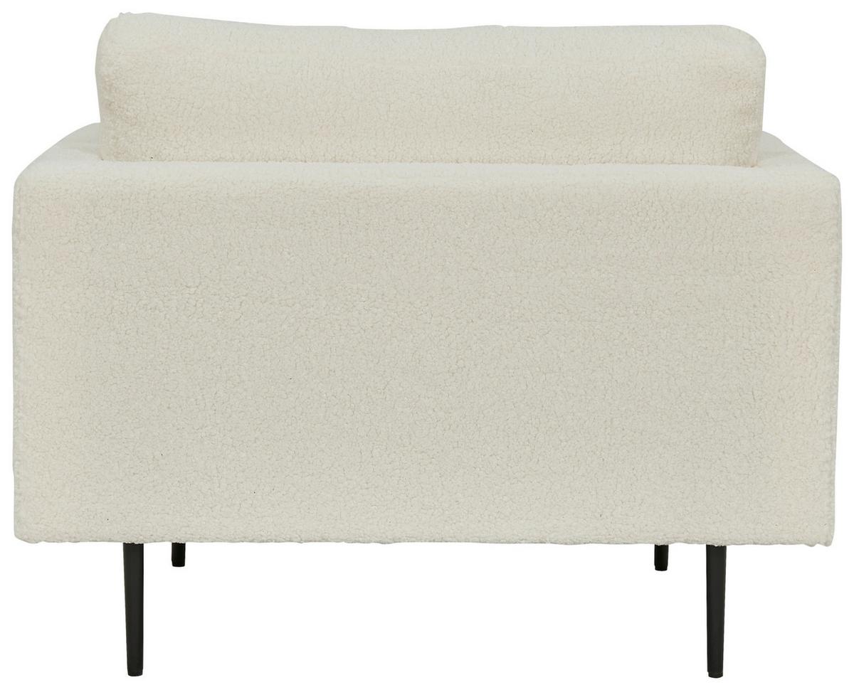 Sessel Boom - Schwarz/Weiß, Design, Textil/Metall (110/84/86cm) - Livetastic
