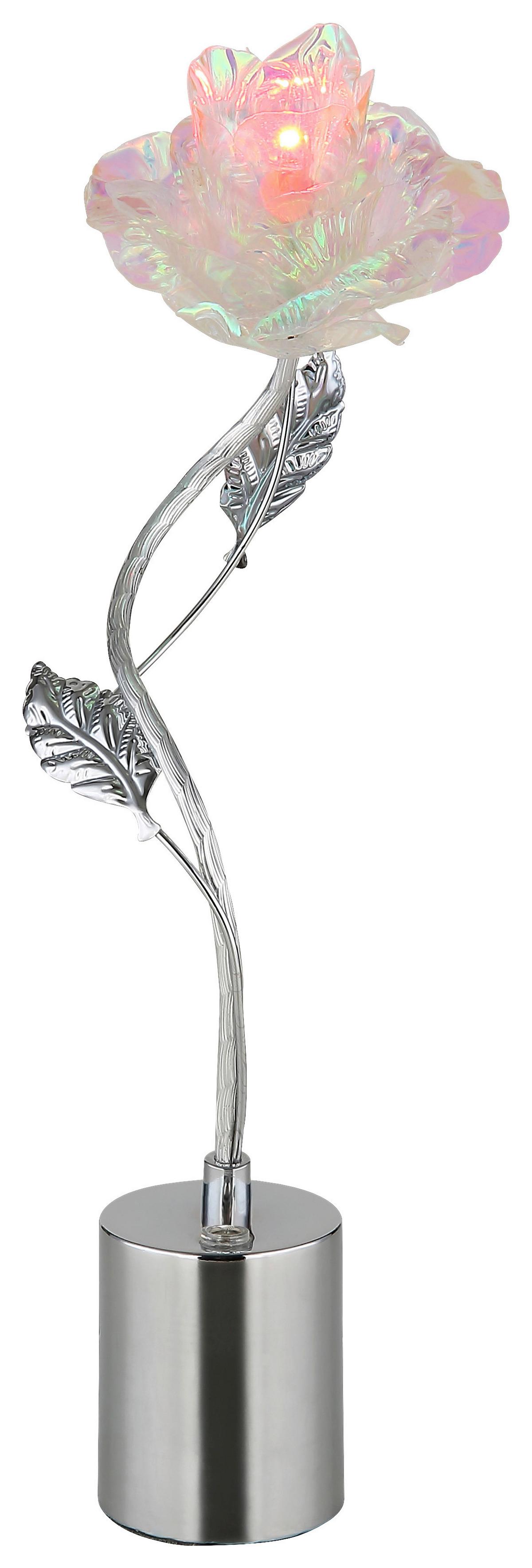 DEKORAČNÉ LED SVIETIDLO RESI - číra/chrómová, Modern, kov/plast (9/9/29cm) - Mömax