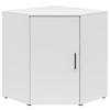 Sarokkomód Cabinet - fehér, Modern, faalapú anyag (101/83/79cm)