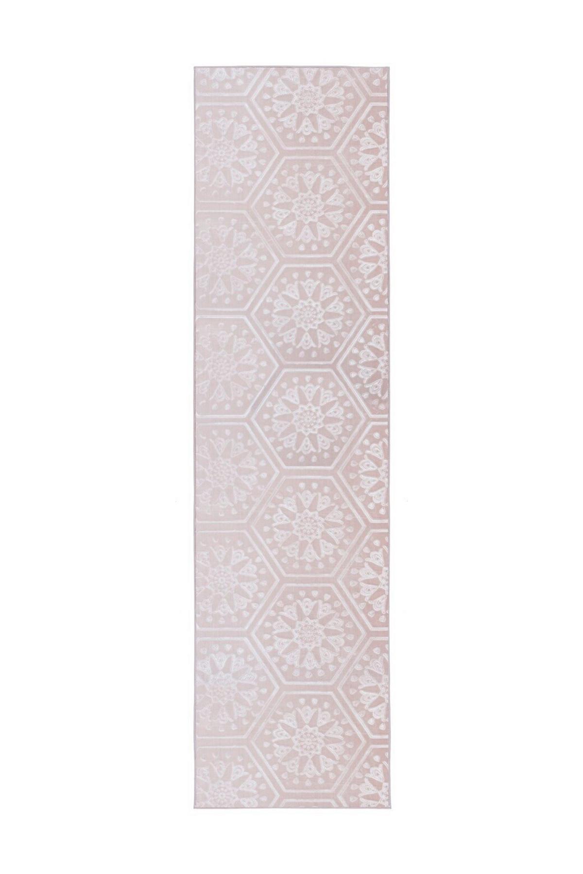 Flachwebteppich Rosa, BxL: ca 80x150 cm - Rosa, KONVENTIONELL, Textil (80cm) - Kayoom