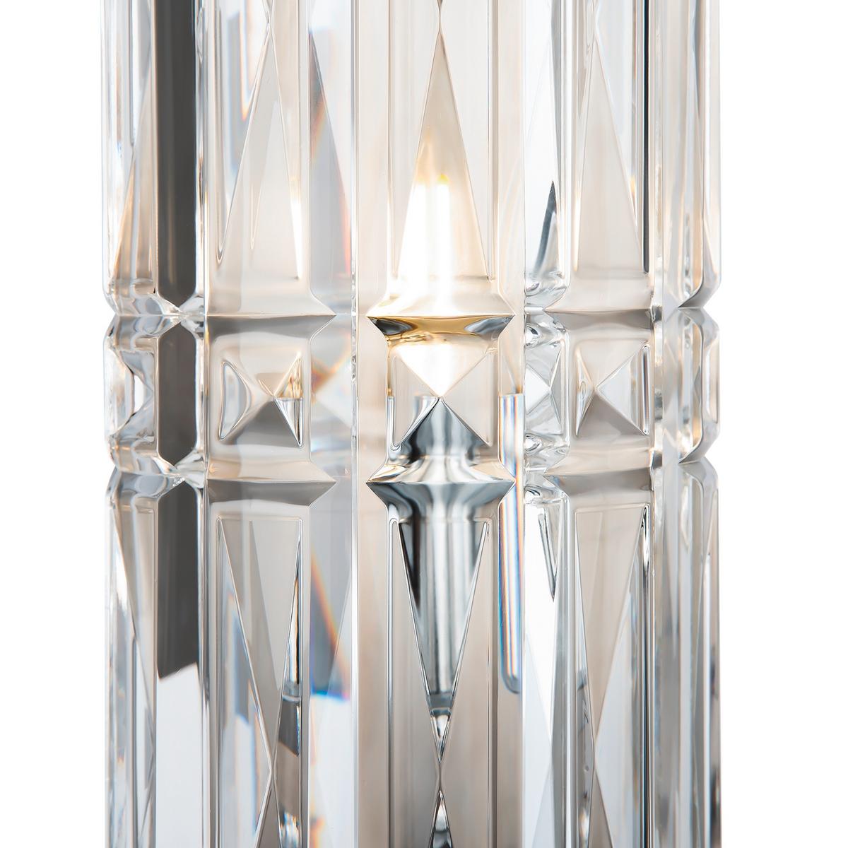 Wandleuchte Facet - Chromfarben, Trend, Glas/Metall (13/10/20cm) - MAYTONI