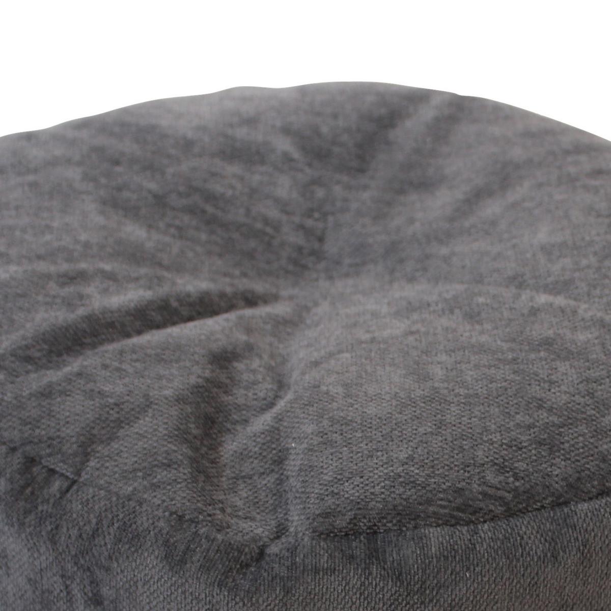 Sitzsack Drops Grau Indoor Mit Styroporkugeln-Füllung - Grau, MODERN, Textil (45/25/45cm) - Ondega