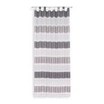 Vorhang mit Schlaufen und Band Ulli B 140cm Schwarz/Grau/Weiß - Schwarz, MODERN, Textil (140/255cm) - Luca Bessoni