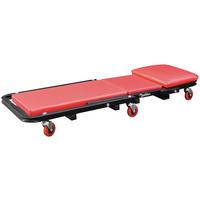 Montagerollbrett 6 Rollen 2-in-1-Funktion, Sitzfunktion - Rot/Schwarz, MODERN, Kunststoff/Metall (104/40/10cm) - Walter