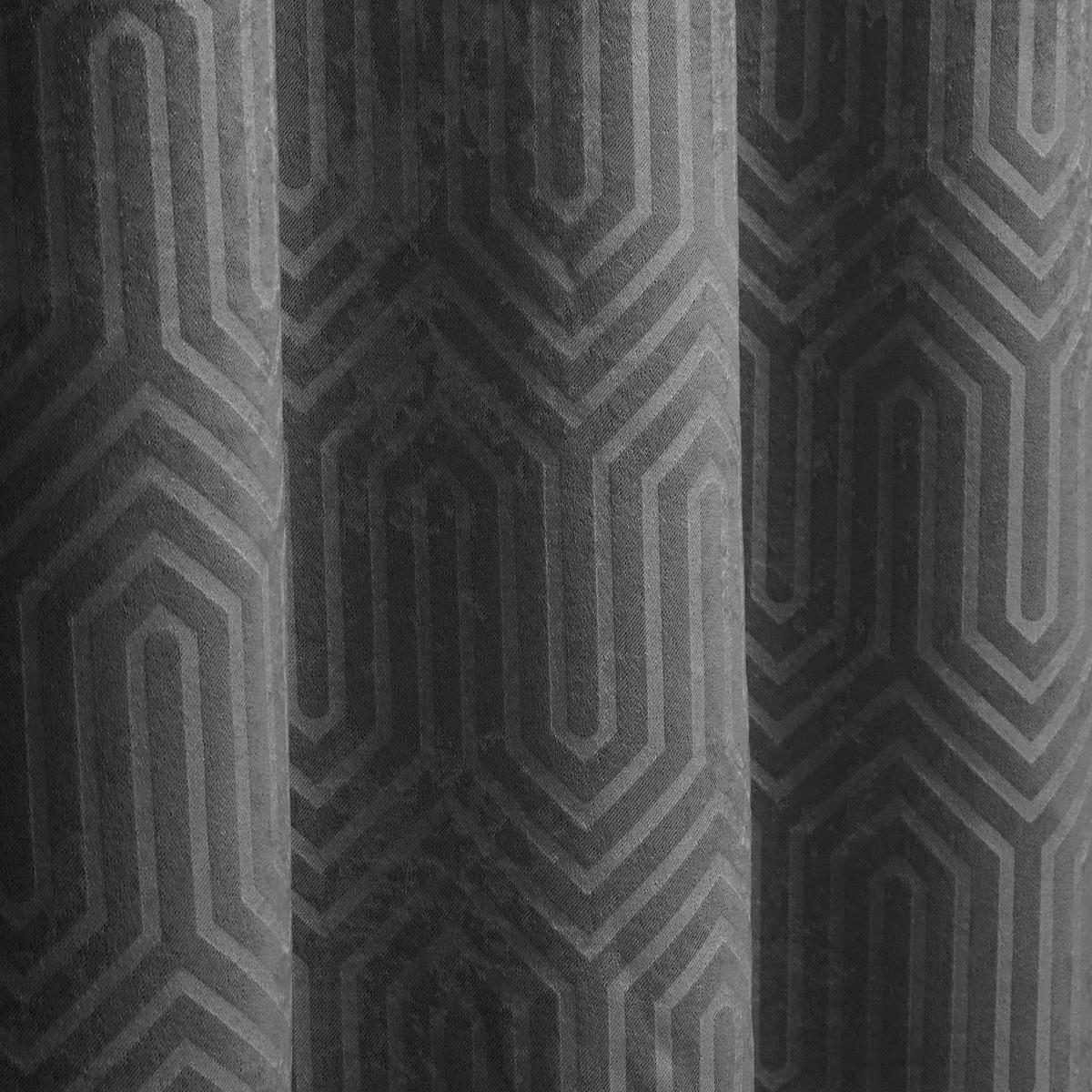 Vorhang Mit Schlaufen Und Band Bianca 140x245 Cm Anthrazit - Anthrazit, ROMANTIK / LANDHAUS, Textil (140/245cm) - James Wood