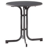 Gartentisch Klappbar Holzwerkstoff/metall L 70 Cm - Dunkelgrau/Anthrazit, MODERN, Holzwerkstoff/Metall (70/70/72cm) - Sieger