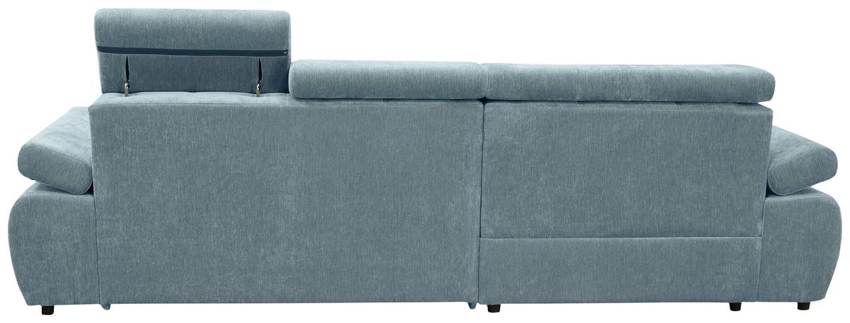 Rohová sedačka VEGAS, levá, mátově zelená žinylka - černá/mátově zelená, Design, dřevo/textil (173/294cm)