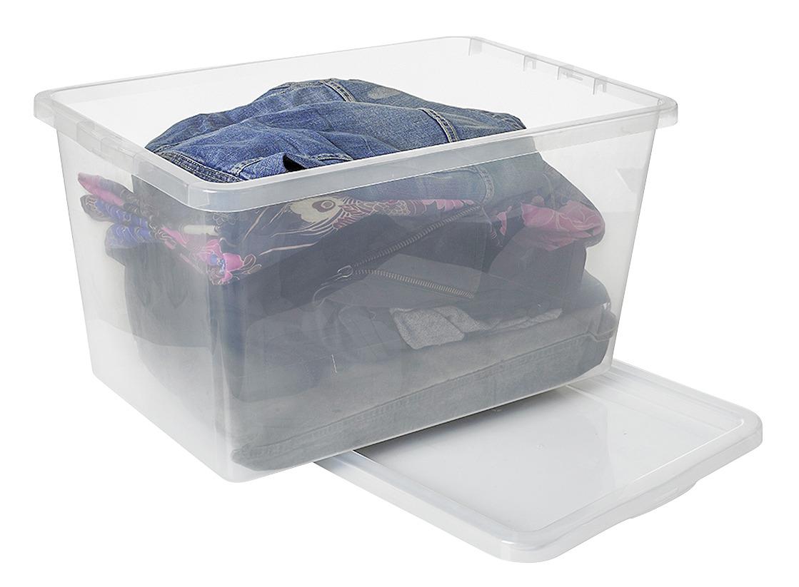 Box S Vekom Harris - priehľadné, plast (59,5/39,5/31,0cm) - Modern Living