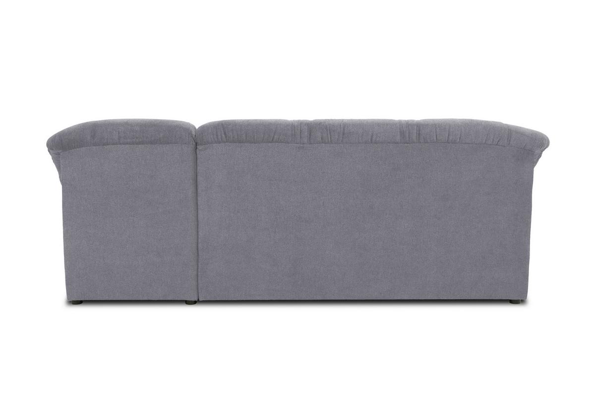 Ecksofa m. Schlaffunktion Sarafina Dunkelgrau 232x146 cm - Dunkelgrau/Schwarz, KONVENTIONELL, Textil (232/146cm) - MID.YOU
