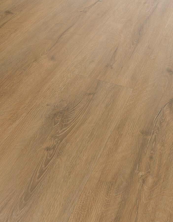 Designboden Eichefarben Landhausdiele Stärke 3,8mm - Eichefarben, Basics, Kunststoff (122/22.8/0.38cm)
