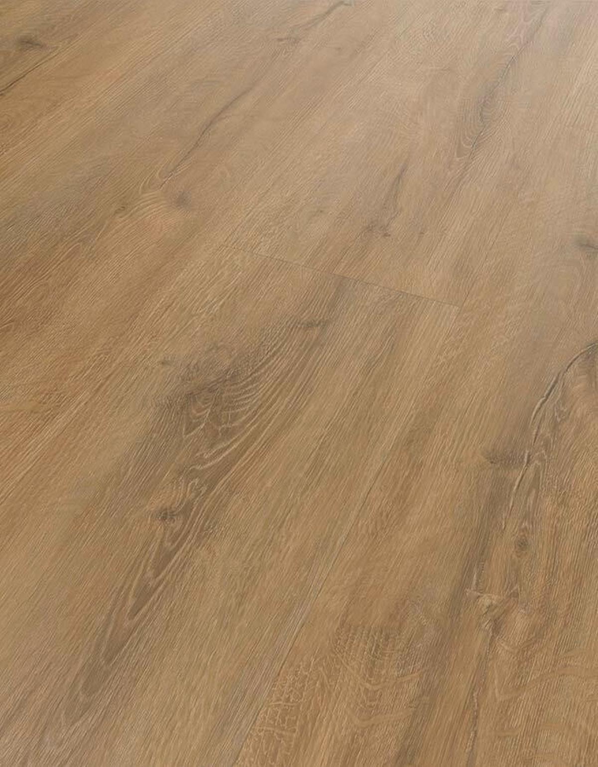 Designboden Eichefarben Landhausdiele Stärke 3,8mm - Eichefarben, Basics, Kunststoff (122/22.8/0.38cm)