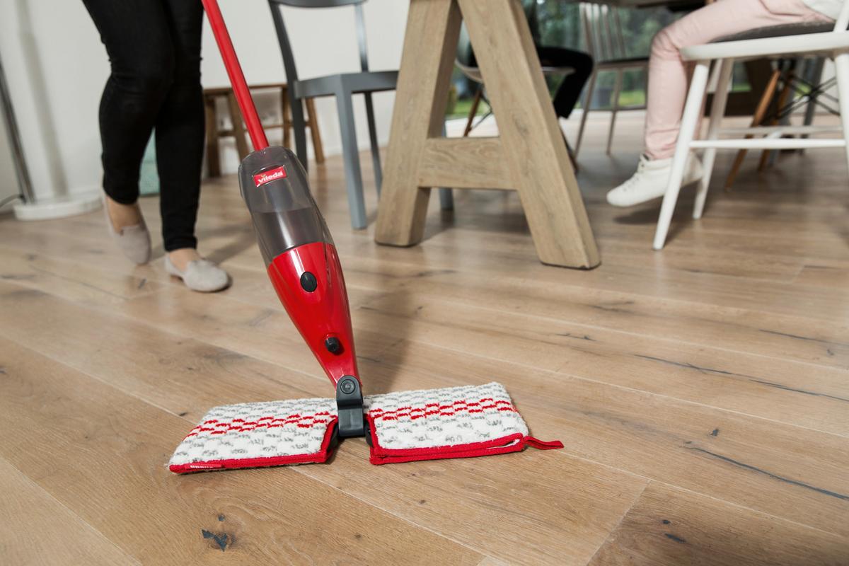 Bodenwischer Vileda 1,2 Spray Max - Rot, Basics, Textil (138,5/31/12cm) - Vileda