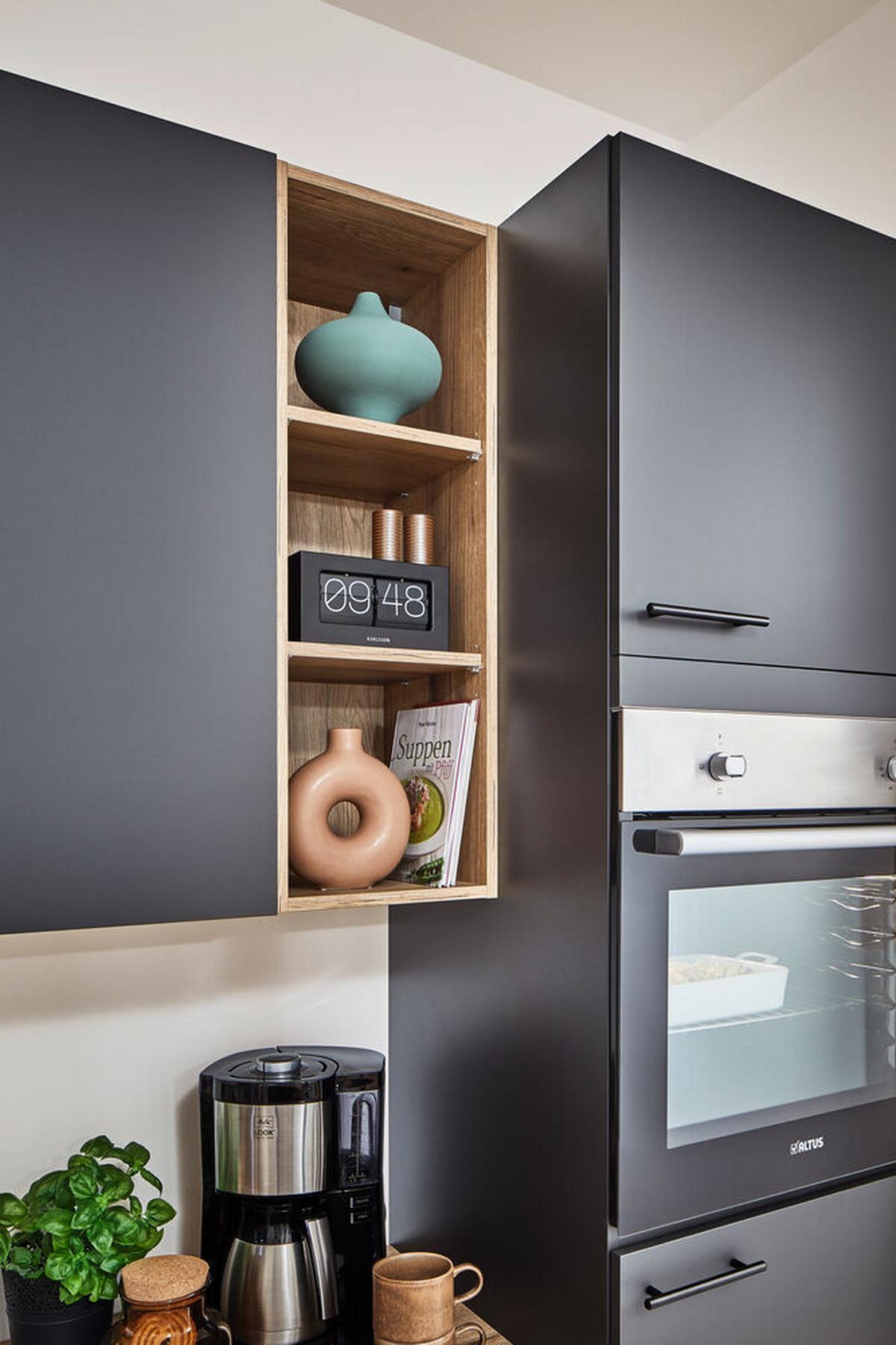 Einbauküchen Pn 210 Frei Planbar Modernes Design - Holzwerkstoff - Pino