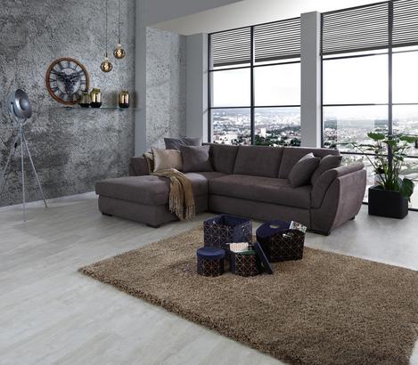 Wohnlandschaft in Grau