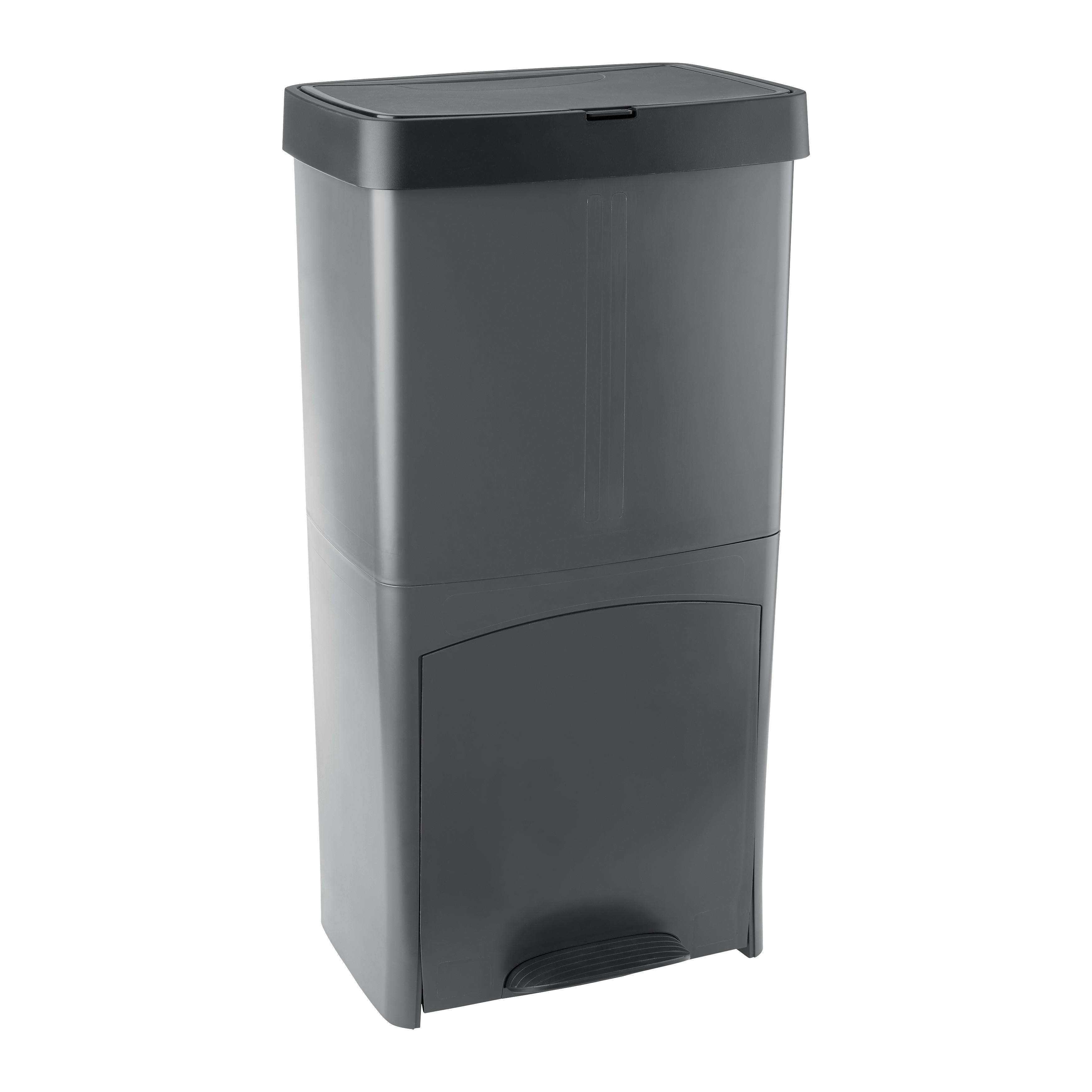 Koš s nášlapným pedálem RECYCLE - 70L - Konvenční (39/77/29cm) - Mömax