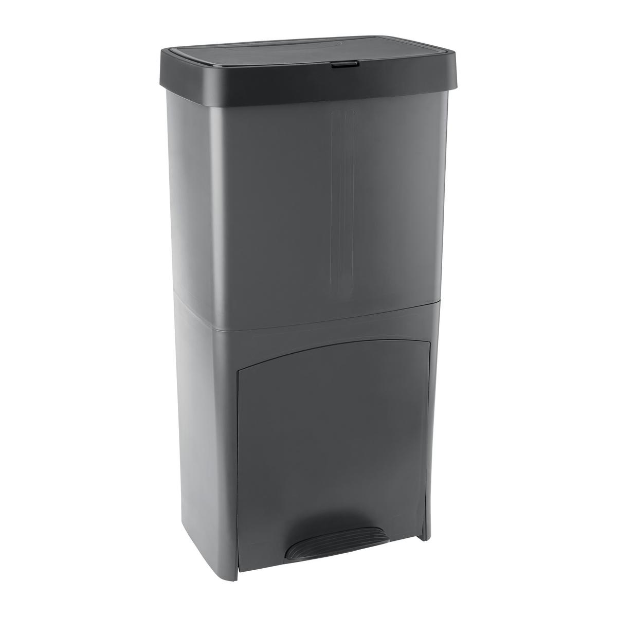 Nášlapnáý odpadkový kôš RECYCLE  - 70L - Konventionell (39/77/29cm) - Mömax