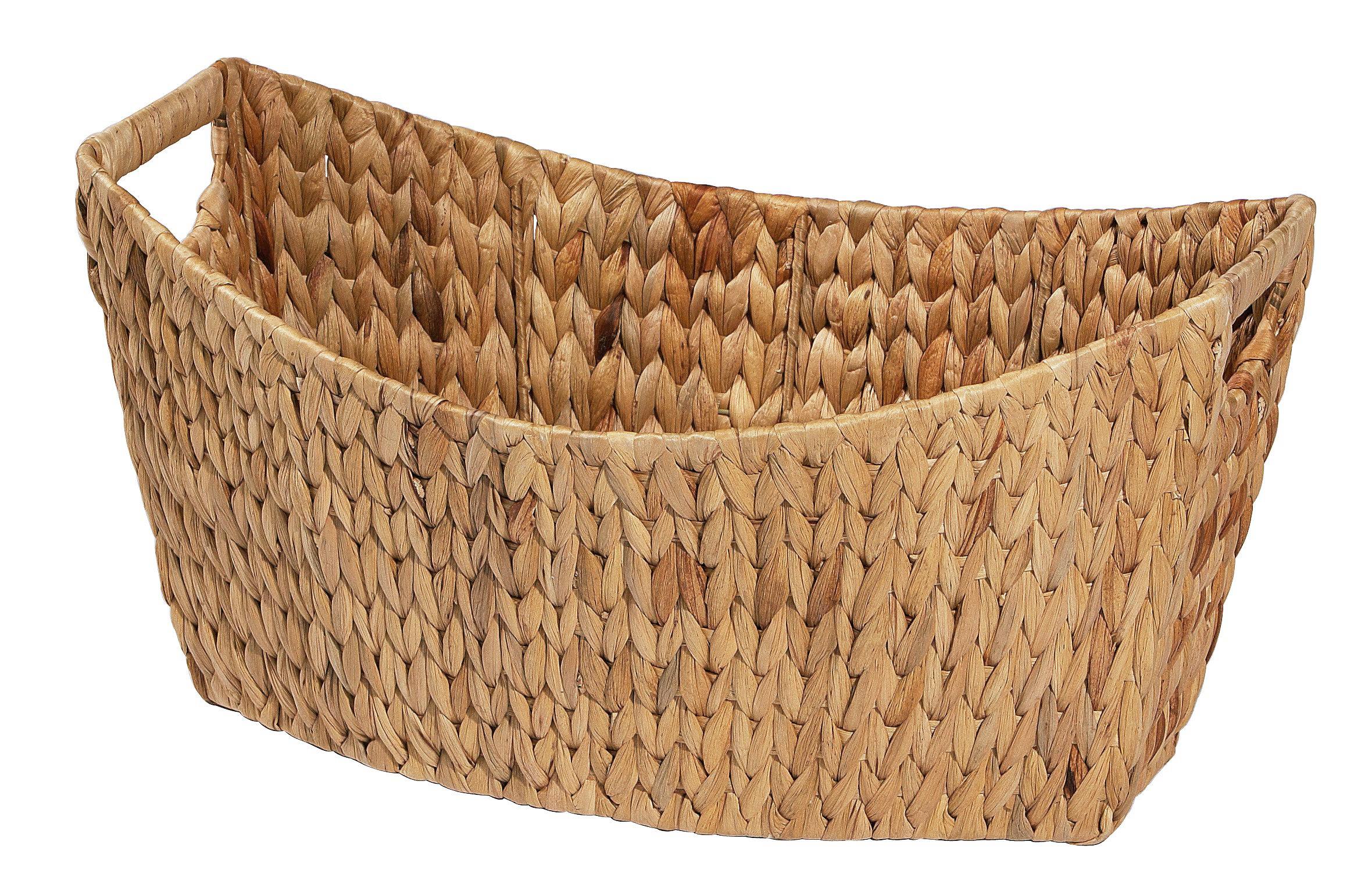 Kosár Ennea - Gr M - Natúr/Fekete, konvencionális, Természetes anyagok (46/29,5/24cm) - Ombra