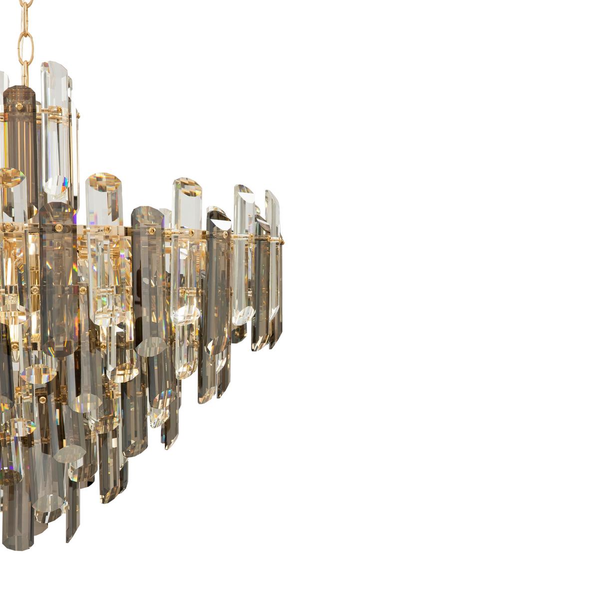Pendelleuchte Flare - Goldfarben, Basics, Glas/Metall (60,8/55,3/60,8cm) - MAYTONI