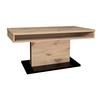 Couchtisch Lift Eichefarben/schwarz B: 110 Cm - Eichefarben/Schwarz, Design, Holzwerkstoff/Metall (110/58-77/60cm) - MID.YOU