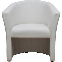 Fotel Bob - fehér, Basics, textil (66/77/65cm) - Best Price