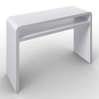 KONZOLOVÝ STOLEK EMILIA - bílá, Moderní, kompozitní dřevo (120/80/40cm) - Bessagi Home