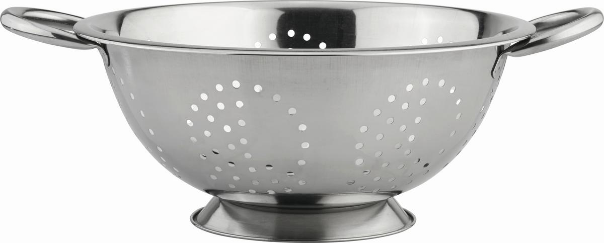 Kuchyňský cedník Magnus, Ø/V: 26/11cm - barvy nerez oceli, Konvenční, kov (26/11cm) - Mömax