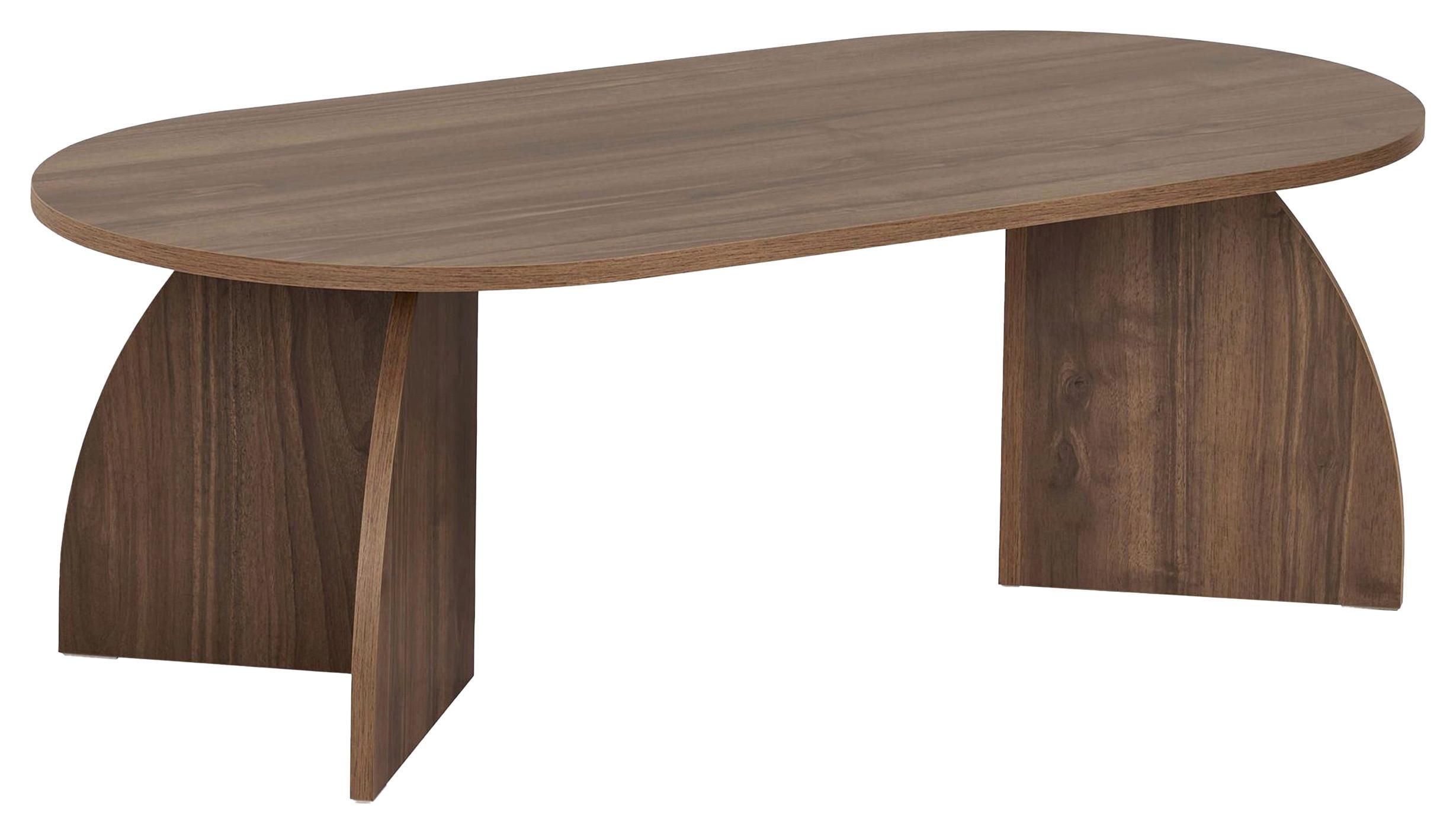 COUCHTISCH Walnussfarben B: 120cm - Walnussfarben, MODERN, Holzwerkstoff (120/40/60cm)