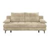 Schlafsofa Perla Beige B: 203 cm - Beige/Schwarz, KONVENTIONELL, Textil (203/94/96cm)
