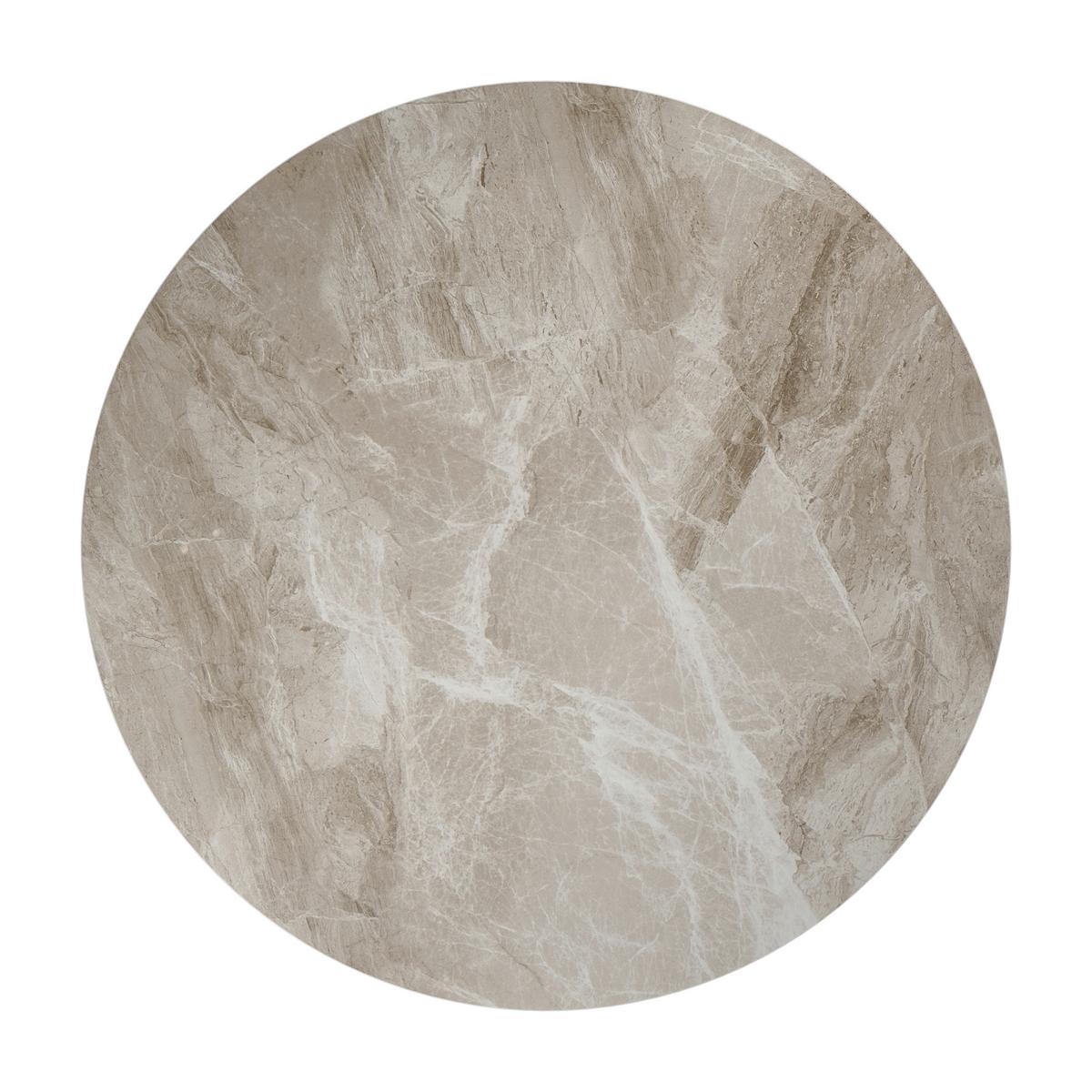 KONFERENČNÍ STOLEK PELA - šedá/černá, Moderní, kov/kompozitní dřevo (90/90/45cm) - Bessagi Home