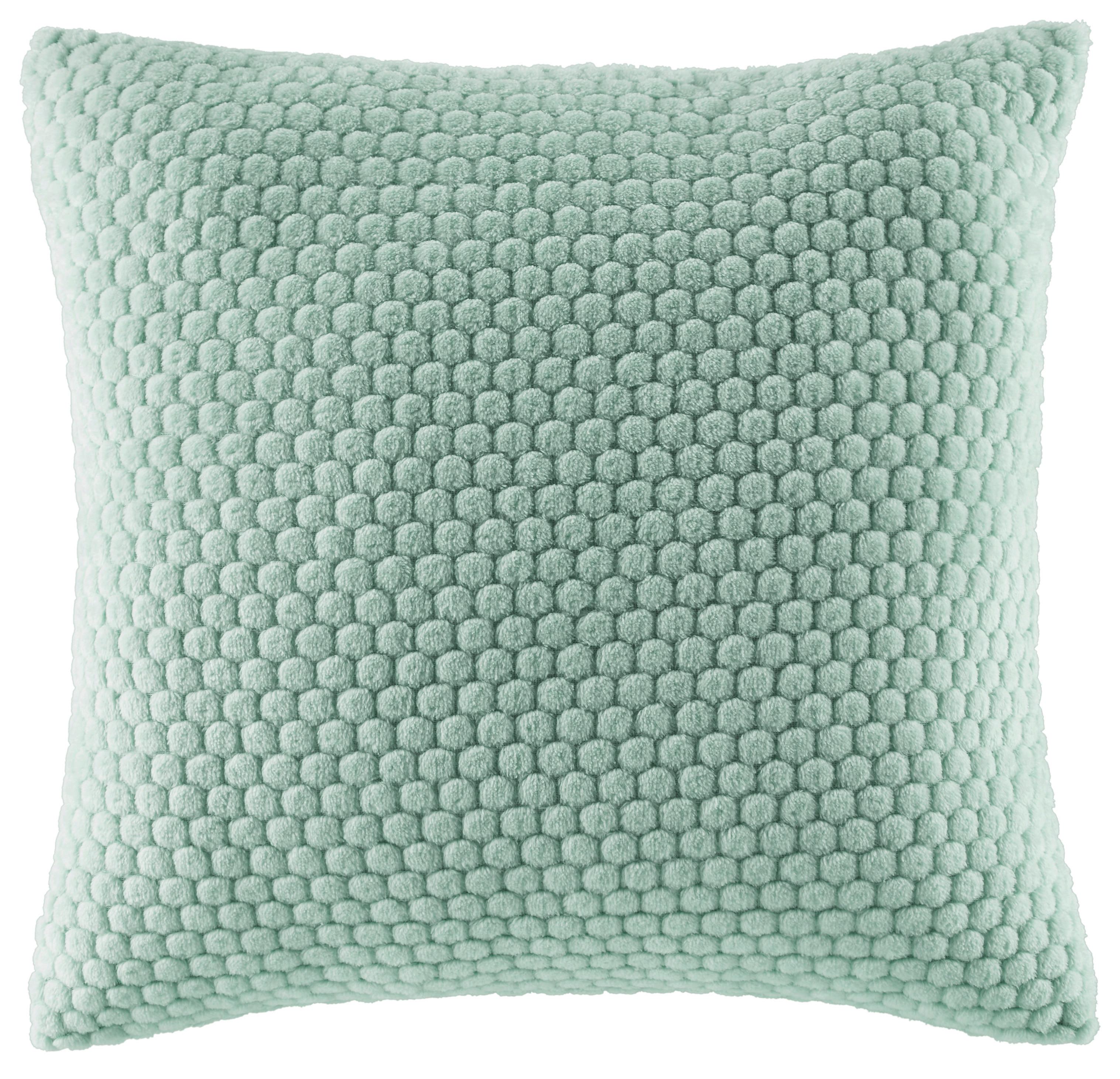 Zierkissen Belinda 45x45 cm Polyester Mauve mit Zipp - Mintgrün, ROMANTIK / LANDHAUS, Textil (45/45cm) - James Wood