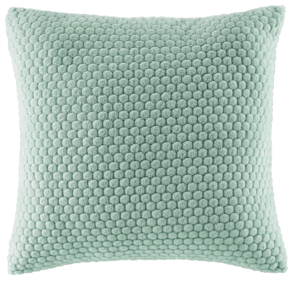 Zierkissen Belinda 45x45 cm Polyester Mauve mit Zipp - Mintgrün, ROMANTIK / LANDHAUS, Textil (45/45cm) - James Wood