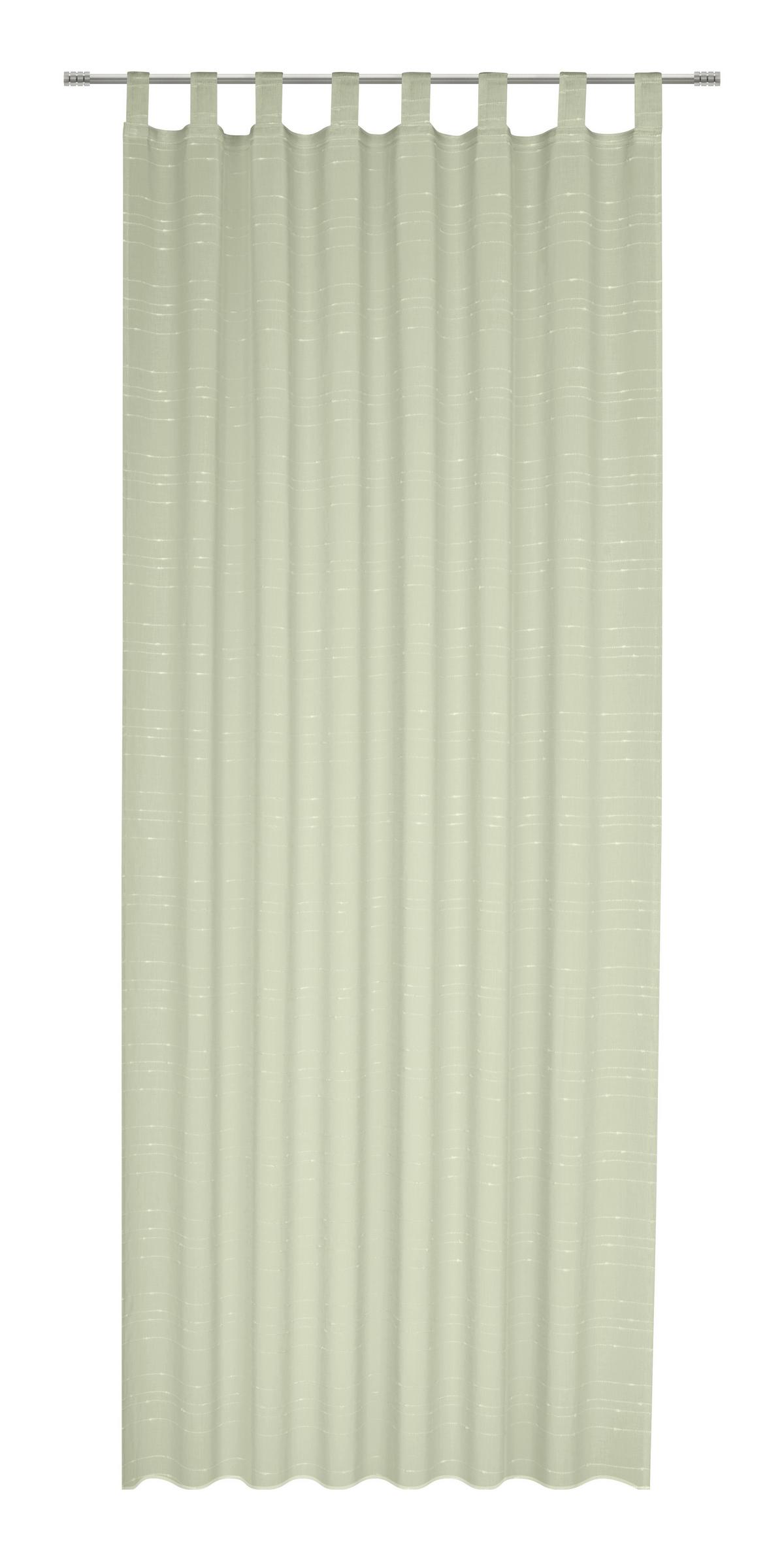 ZÁVES S PÚTKAMI IDA - zelená, Konventionell, textil (135/245cm) - Based