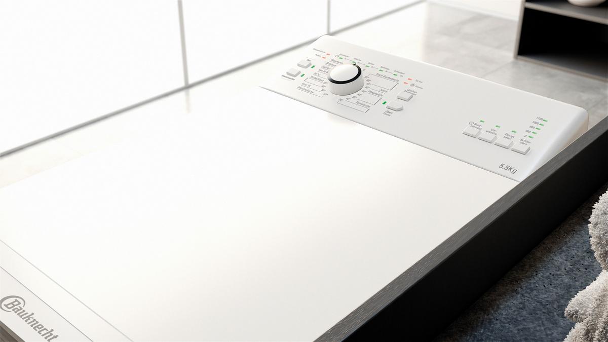Waschmaschine Wat Prime 55 L3 - Weiß, Trend, Kunststoff/Metall (40/90/60cm) - Bauknecht