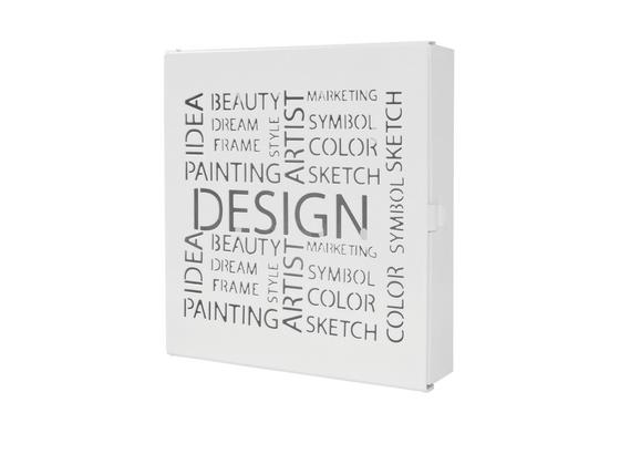 Box Na Kľúče Design Biela - biela, Moderný, kov (22/24/5cm) Box Na Kľúče Design Biela - biela, Moderný, kov (22/24/5cm)